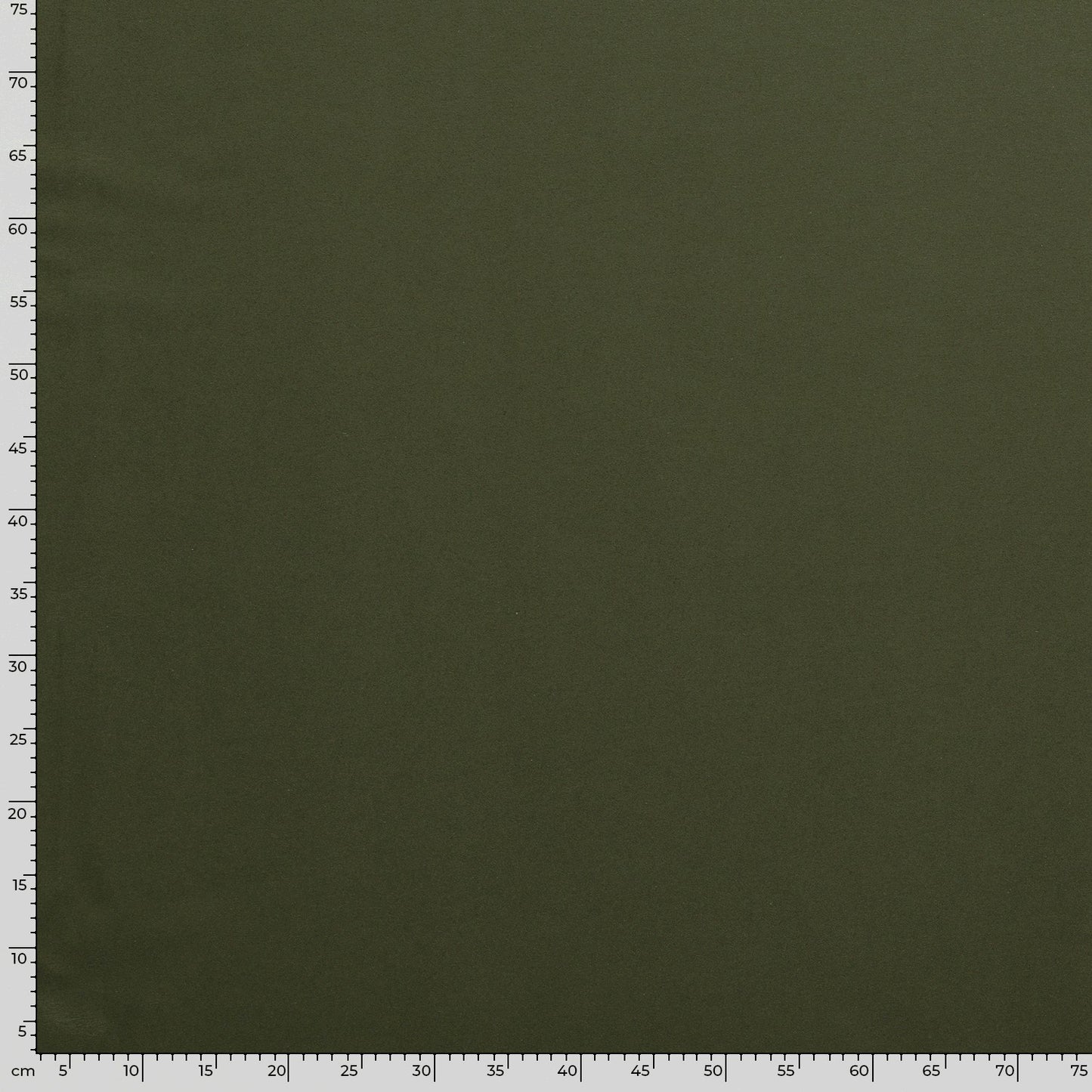 RESTSTÜCK 100cm Bio French Terry khaki-grün