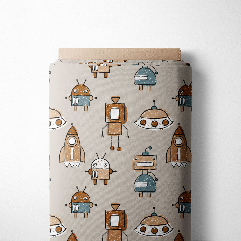 0.5m BIO French Terry Robo-Topia *STOFFÜBERSICHT*