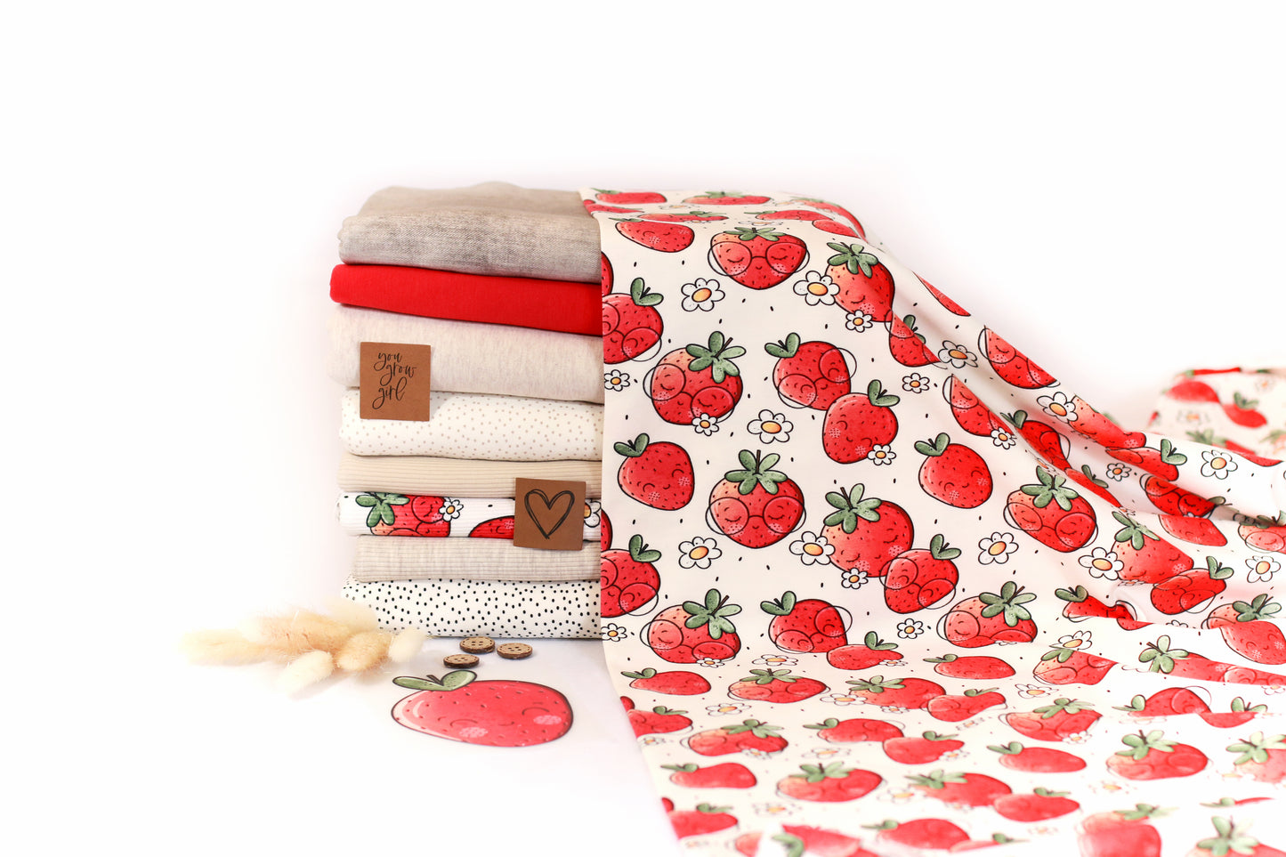 0.5m BIO Ribjersey Erdbeerchen *COMING SOON*