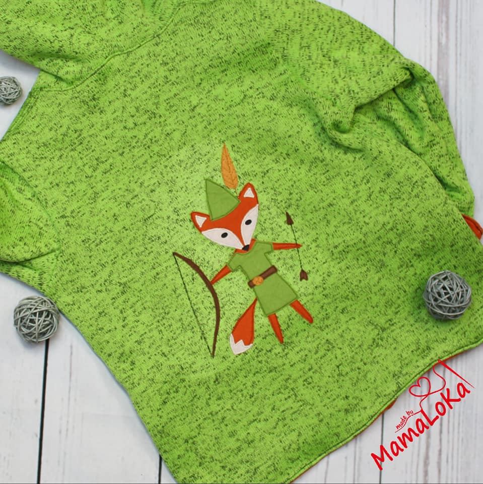 Applikationsvorlage Fuchs "Robin von Foxley"