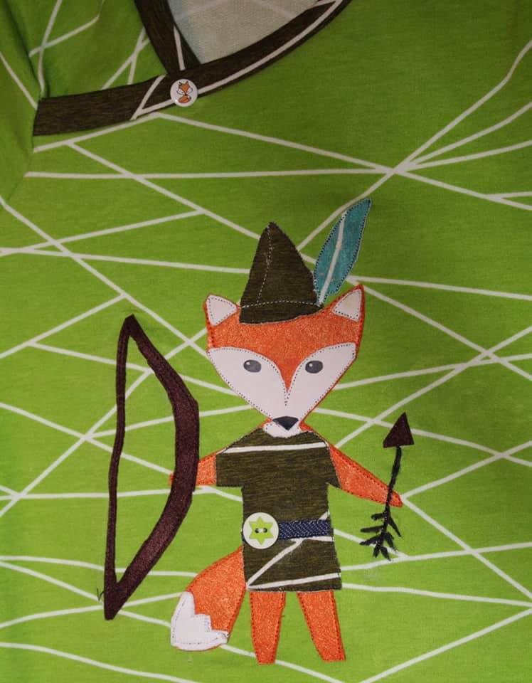 Applikationsvorlage Fuchs "Robin von Foxley"