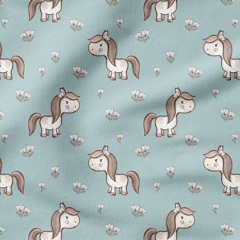 0.5m Biojersey Frühlings-Pferdchen