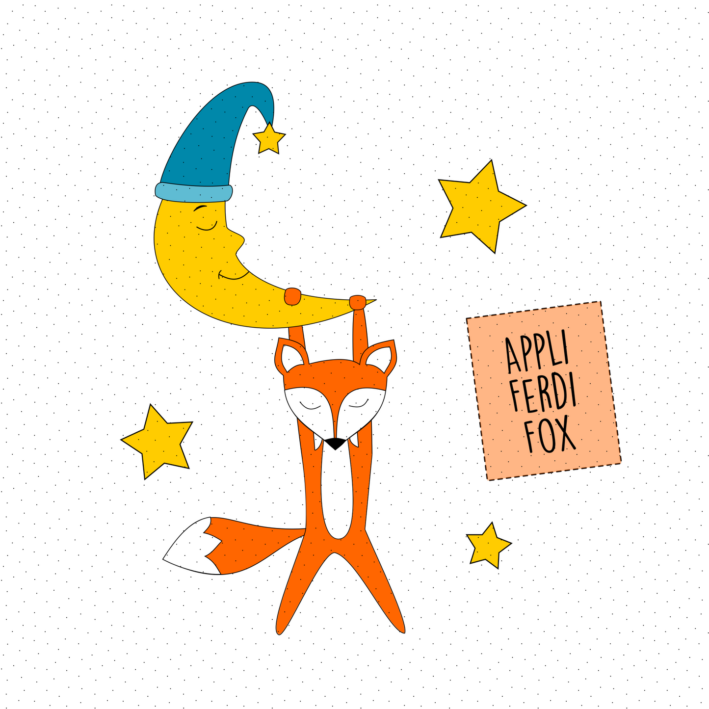 Applikationsvorlage Fuchs "Ferdi Fox"