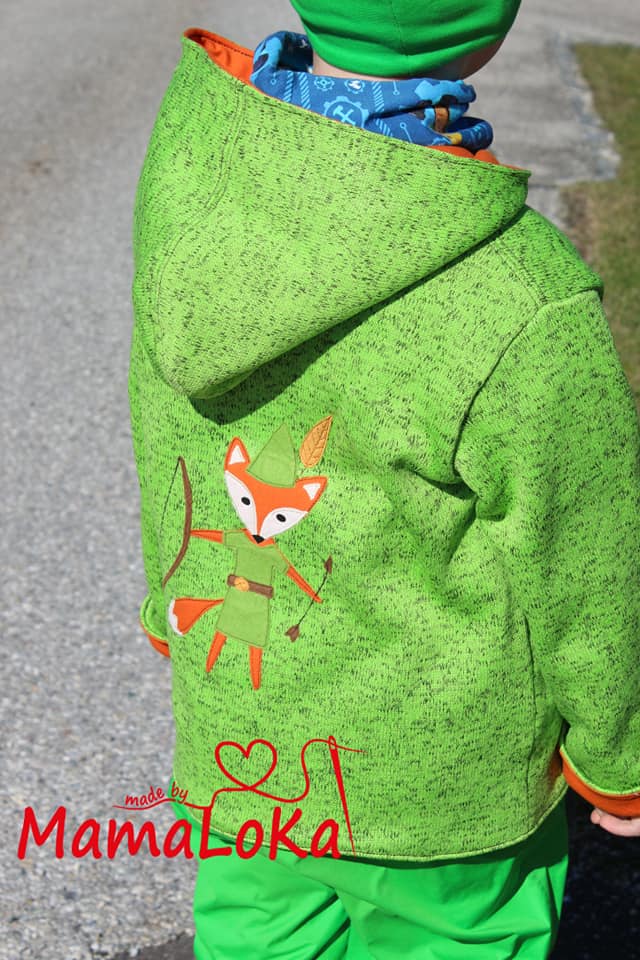 Applikationsvorlage Fuchs "Robin von Foxley"