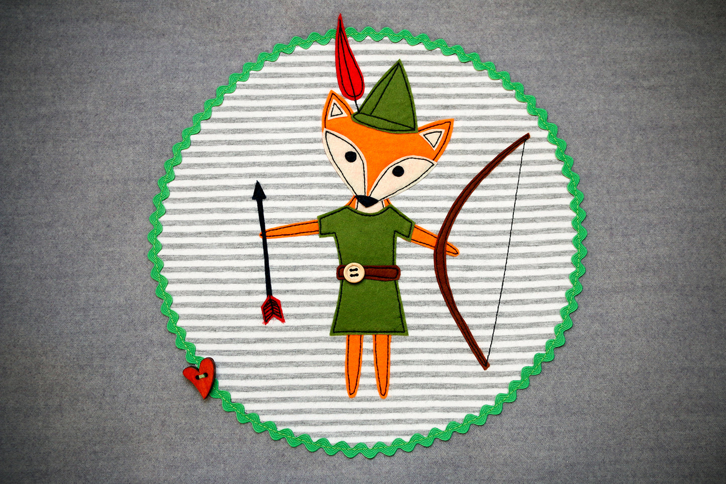 Applikationsvorlage Fuchs "Robin von Foxley"