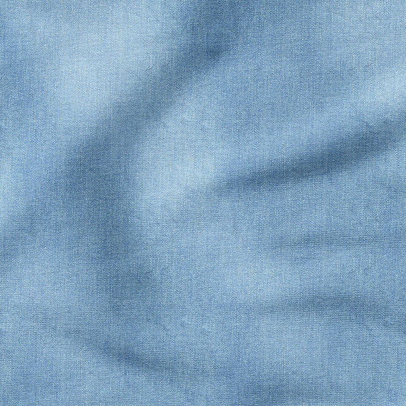 RESTSTÜCK 100cm Biojersey Jeanslook sky