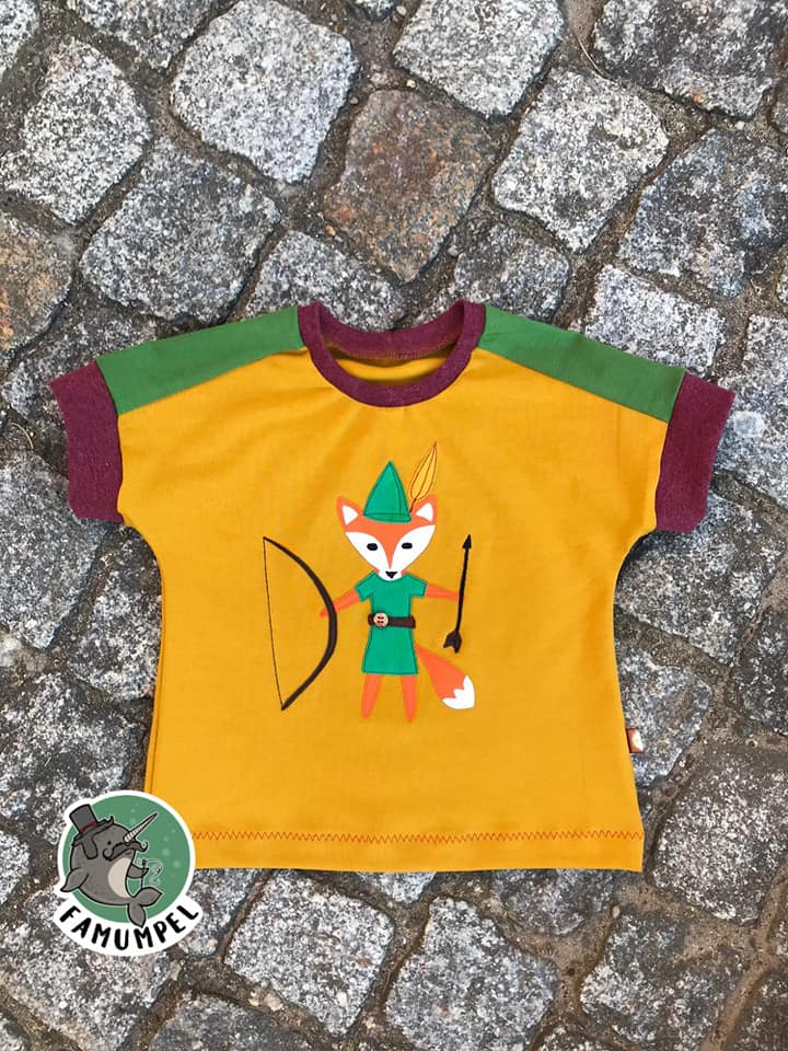 Applikationsvorlage Fuchs "Robin von Foxley"