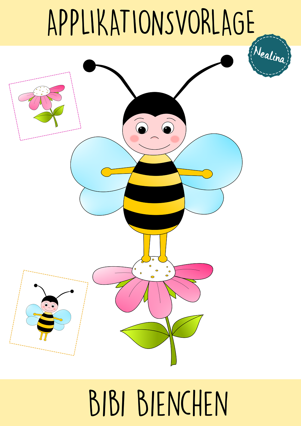 Applikationsvorlage Bibi Bienchen