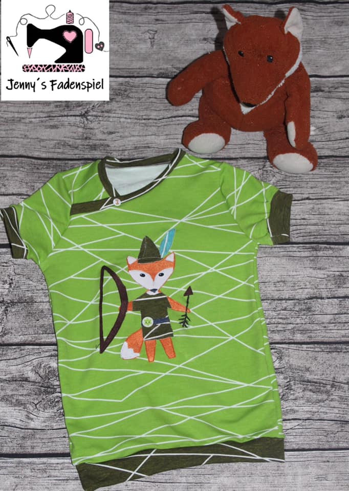 Applikationsvorlage Fuchs "Robin von Foxley"