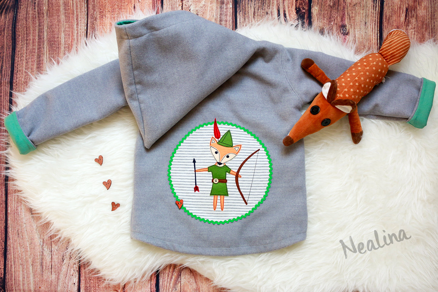 Applikationsvorlage Fuchs "Robin von Foxley"