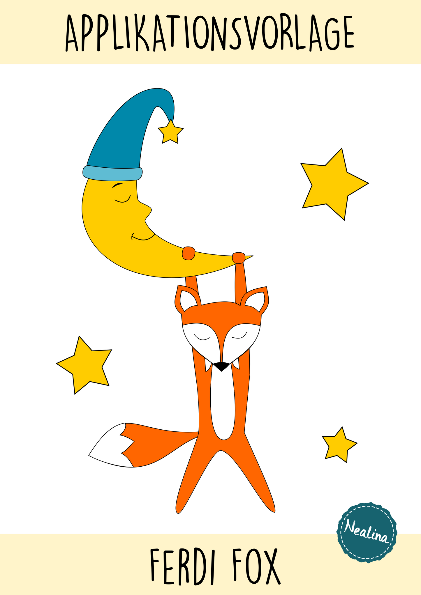 Applikationsvorlage Fuchs "Ferdi Fox"