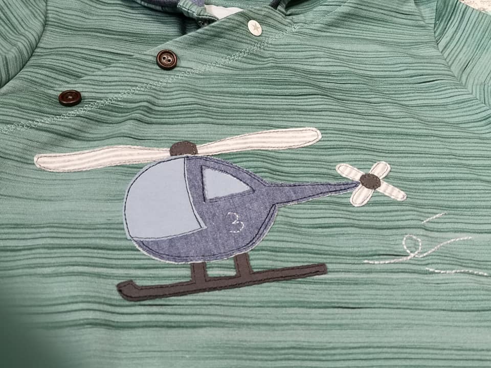 Applikationsvorlage Hubschrauber