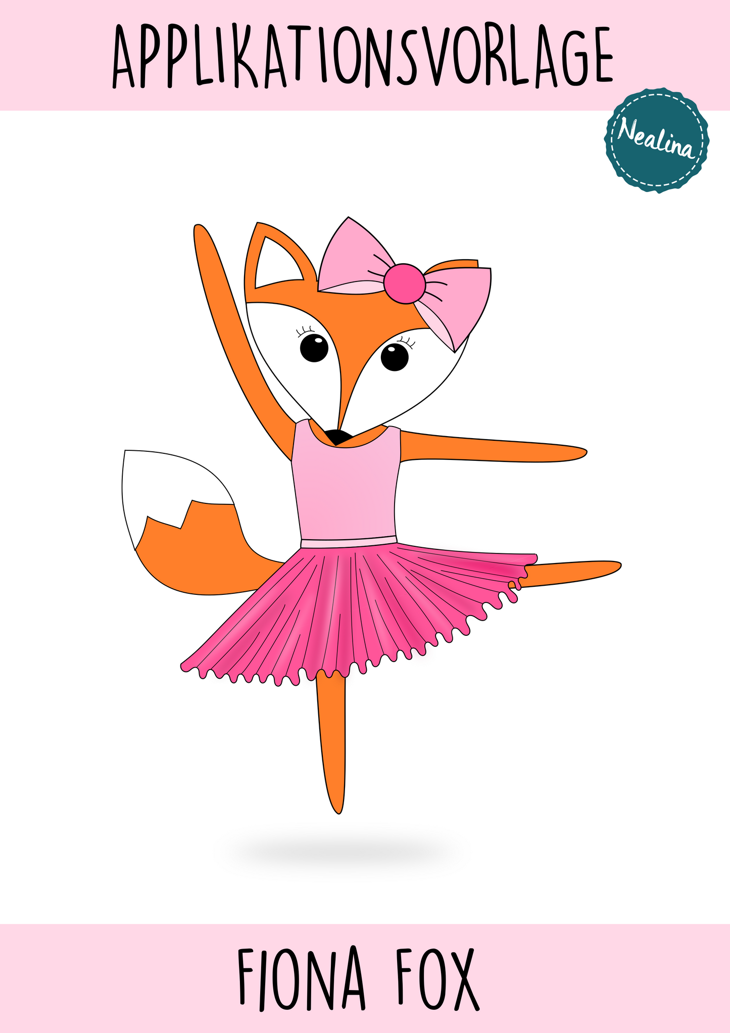 Applikationsvorlage Fuchs "Fiona Fox"