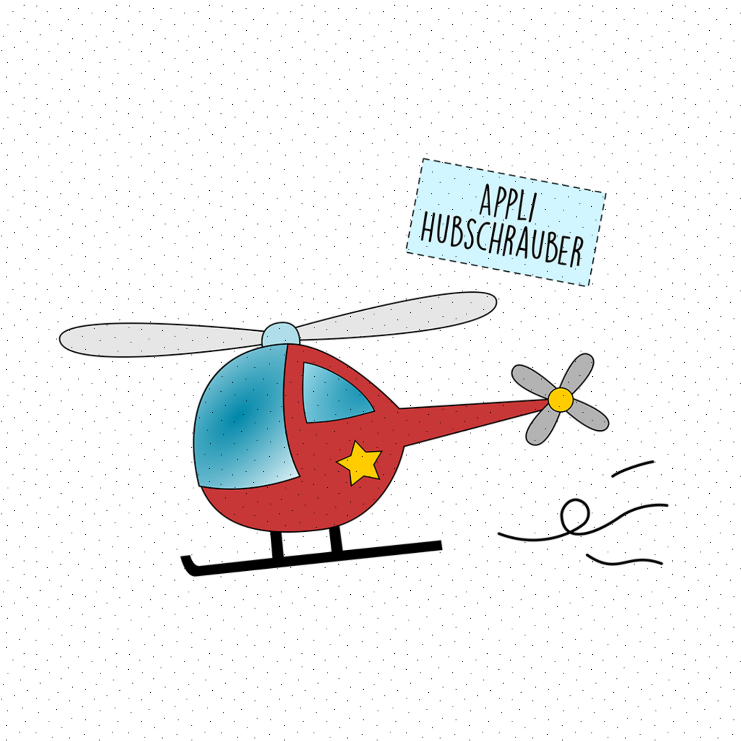 Applikationsvorlage Hubschrauber