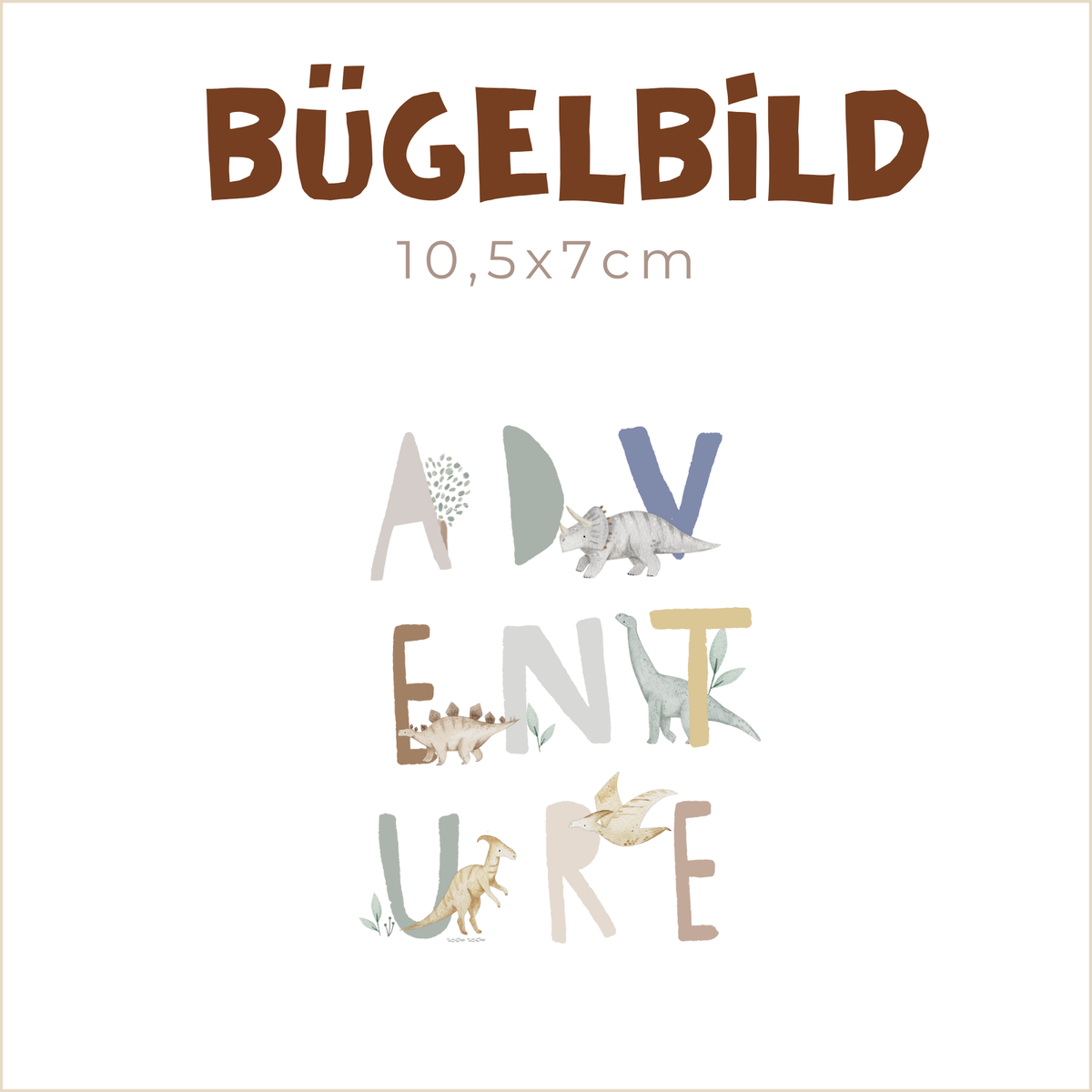 Bügelbild Adventure | 10,5x7cm