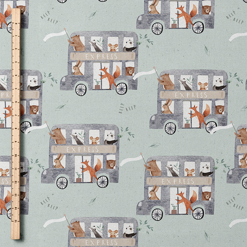 0.5m BIO French Terry Animal Express chalk *STOFFÜBERSICHT*