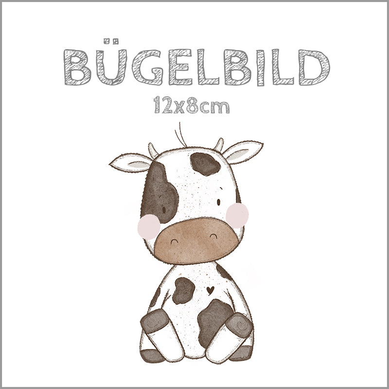 Bügelbild Annicas Kuh | 12x8cm