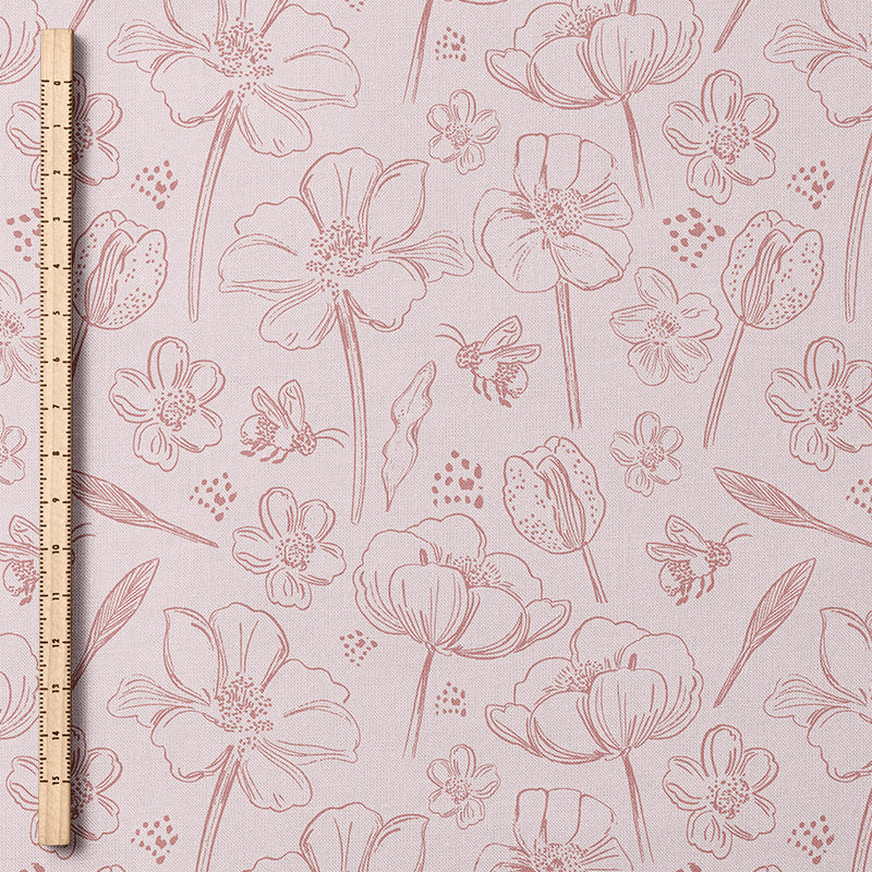 0.5m BIO French Terry Betty cranberry *STOFFÜBERSICHT*