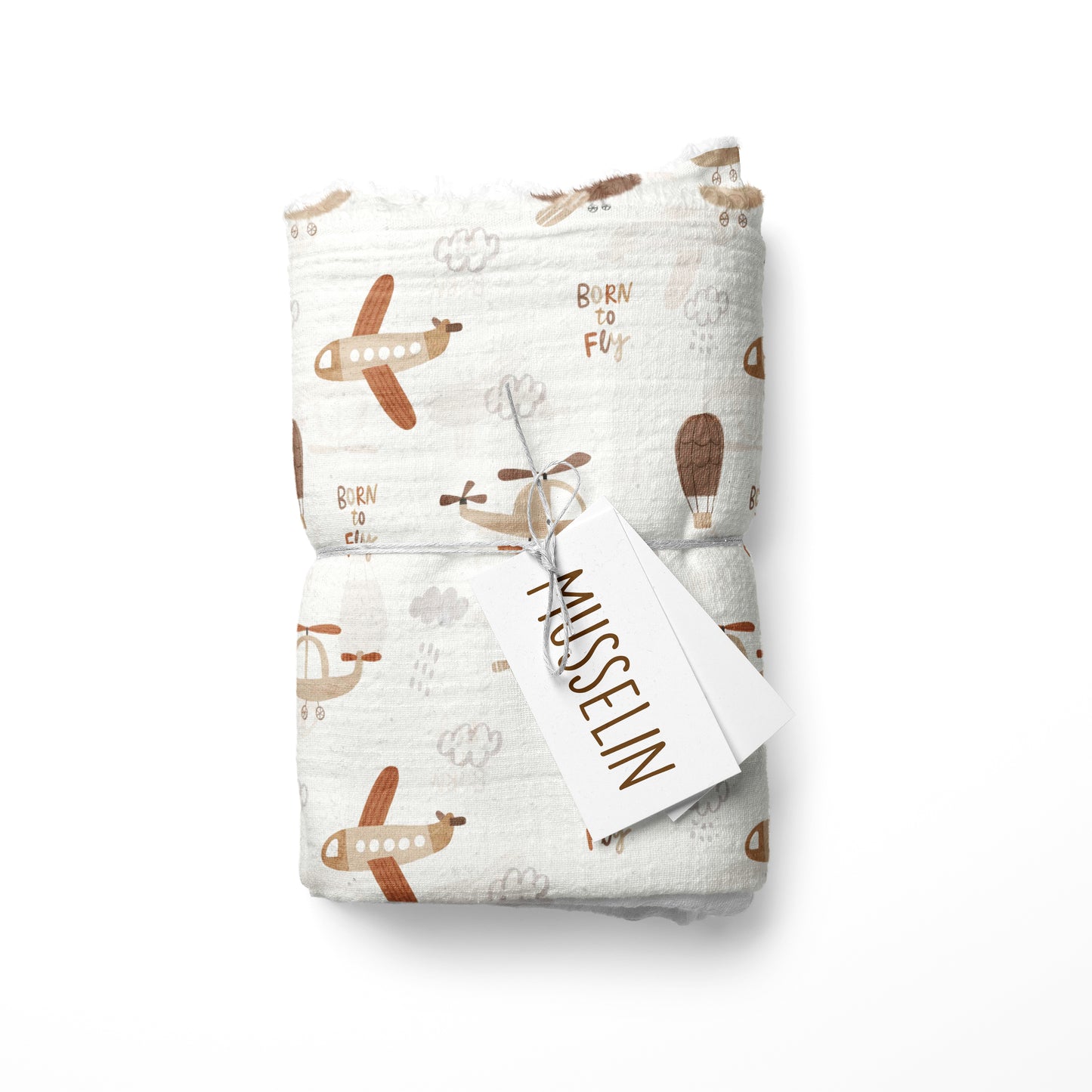 0.5m Musselin Born to fly