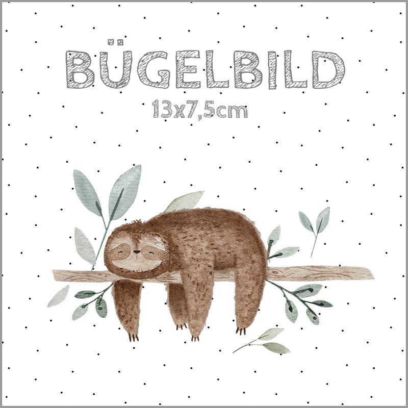 Bügelbild Fauli Pauli | 13x7,5cm