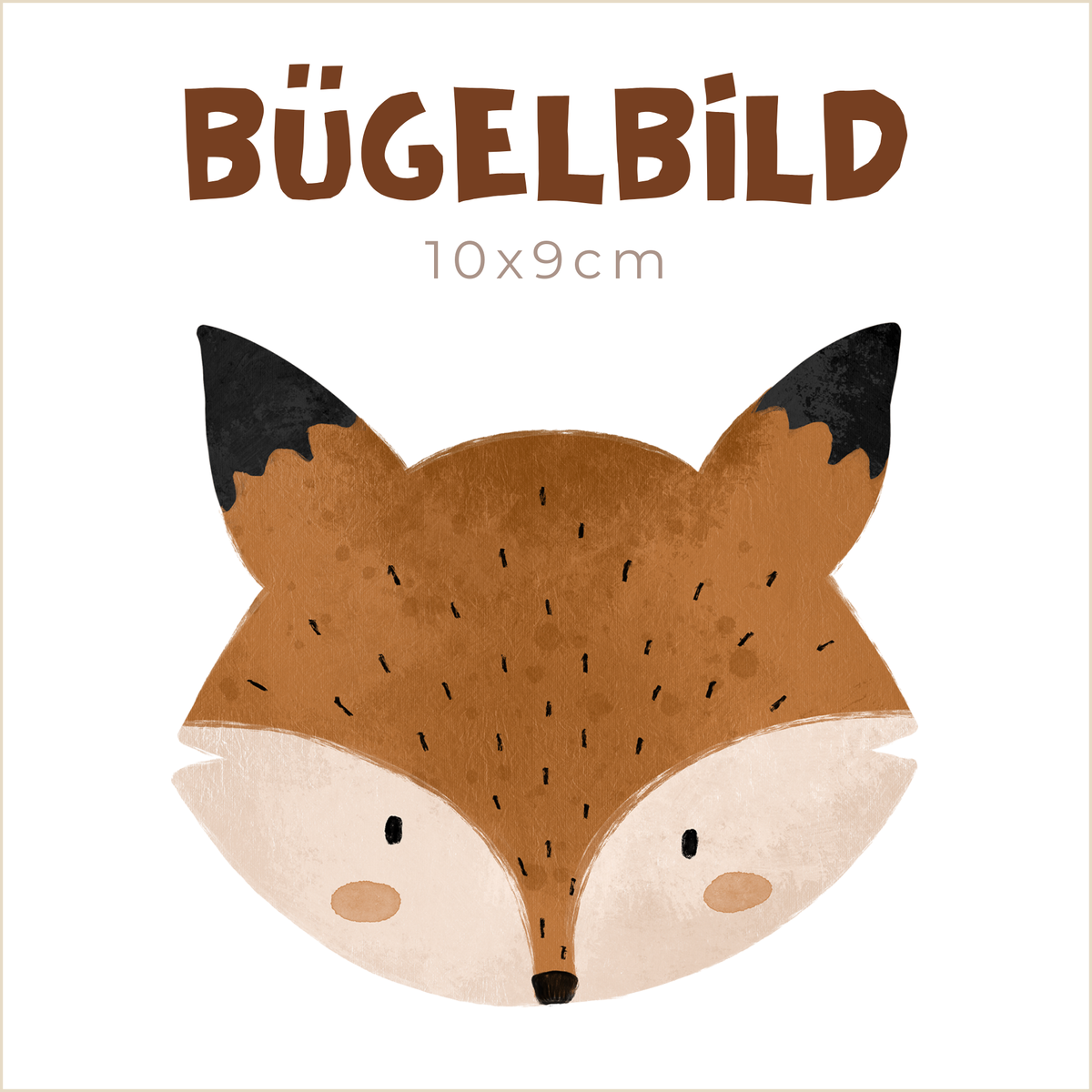 Bügelbild Fridolin | 10x9cm
