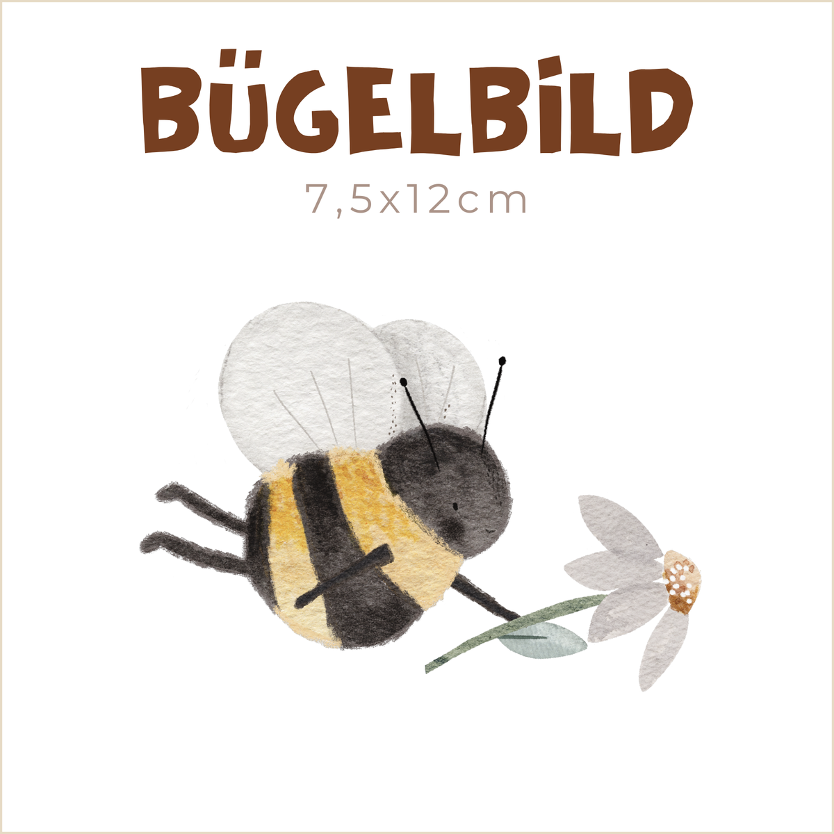 Bügelbild Hello Spring | 7,5x12cm