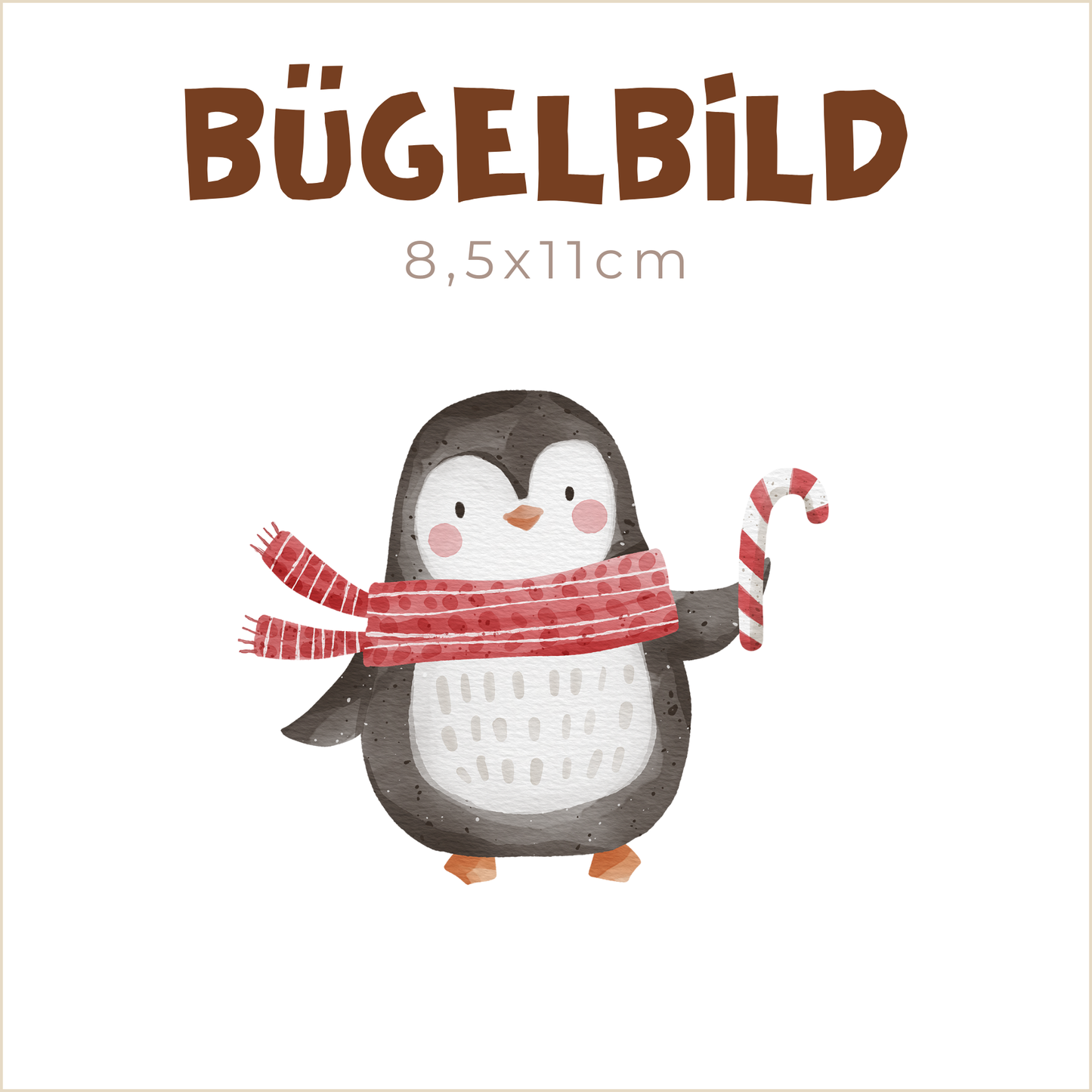 Bügelbild Little Penguin | 8,5x11cm