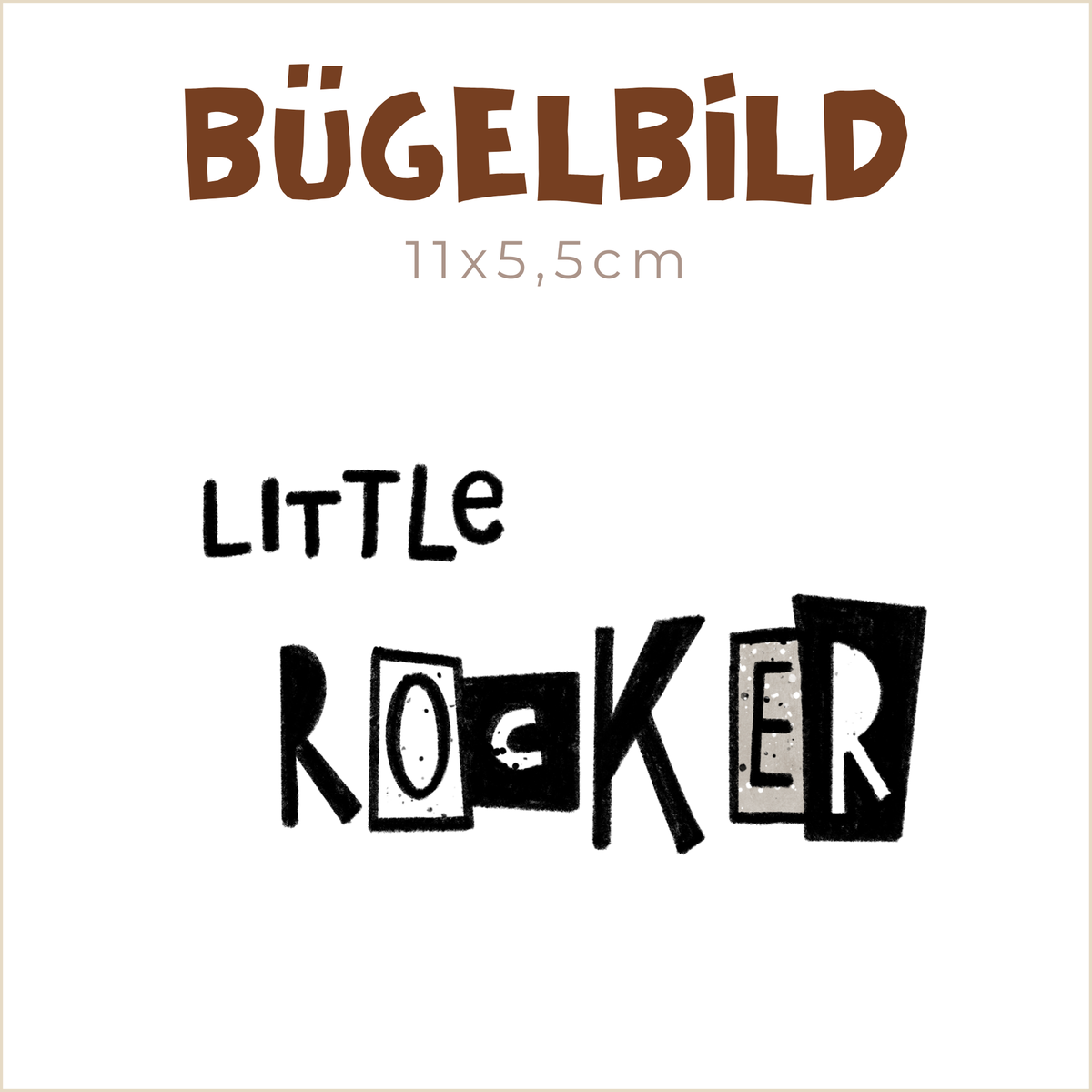 Bügelbild Little Rocker | 11x5,5cm