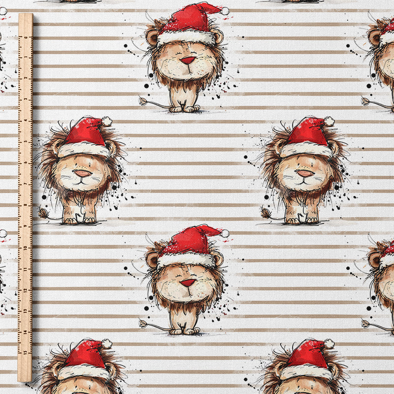 0.5m Christmas Lion gestreift *VORBESTELLUNG Lieferzeit 3-6 Wochen*