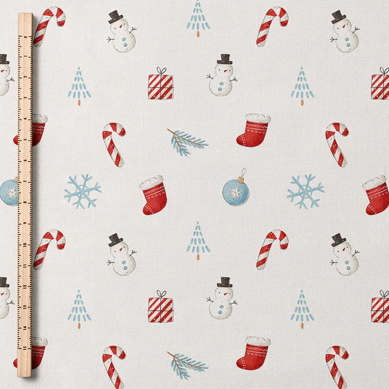 0.5m BIO Ribjersey Christmas Mood