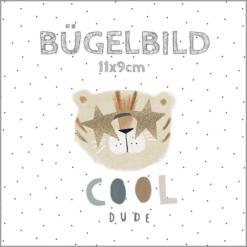 Bügelbild Cool Dude | 11x9cm