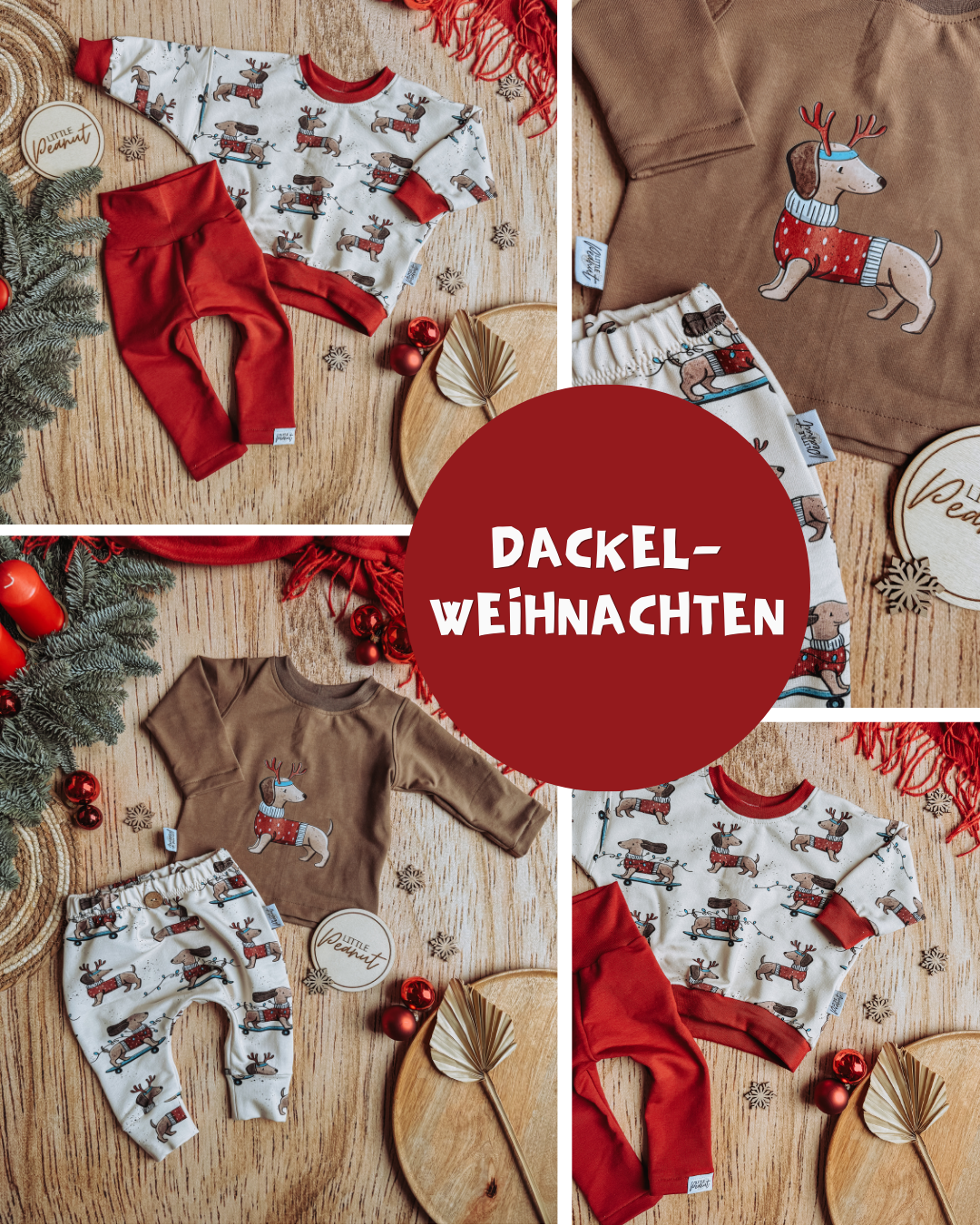 0.5m Dackel-Weihnachten *VORBESTELLUNG Lieferzeit 3-6 Wochen*