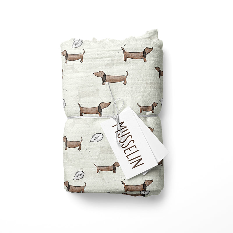 0.5m Musselin Dackel