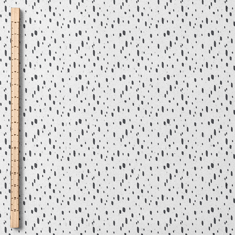 0.5m BIO French Terry Dashes schwarz *VORBESTELLUNG*