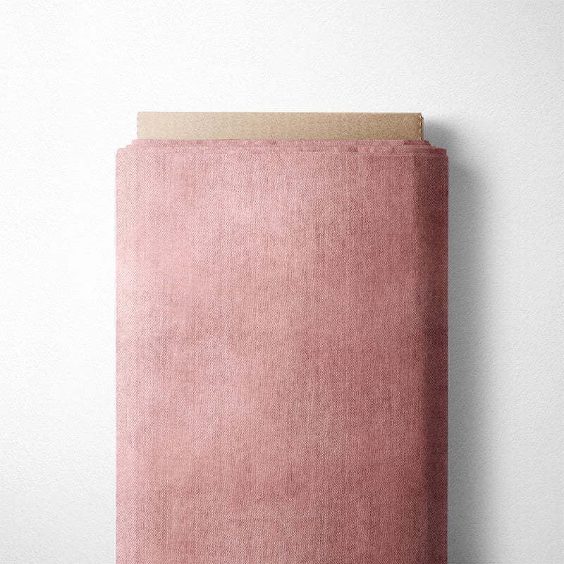 RESTSTÜCK 130cm BIO French Terry Jeanslook rosa