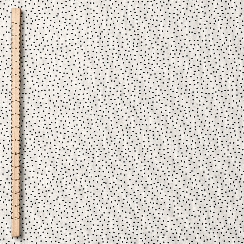 0.5m BIO French Terry Dotties weiß