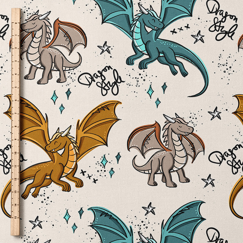 0.5m BIO French Terry Dragon-Style *COMING SOON*