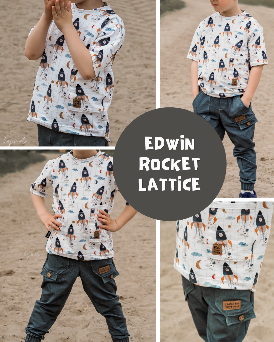 0.5m BIO French Terry Edwin Rocket lattice *VORBESTELLUNG*