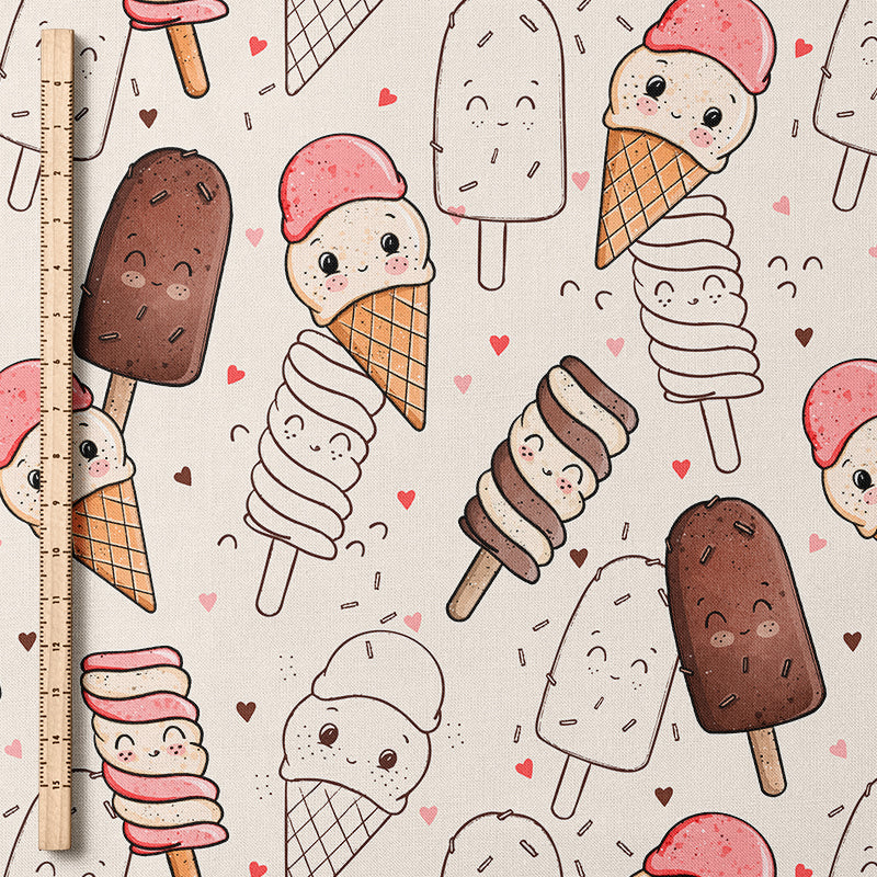 0.5m Bademodestoff Eisliebe *VORBESTELLUNG - Lieferzeit 4-7 Wochen*