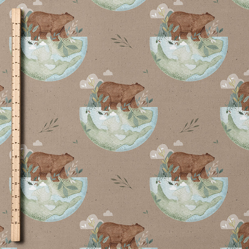 0.5m BIO French Terry Even Earth-Bear *VORBESTELLUNG*