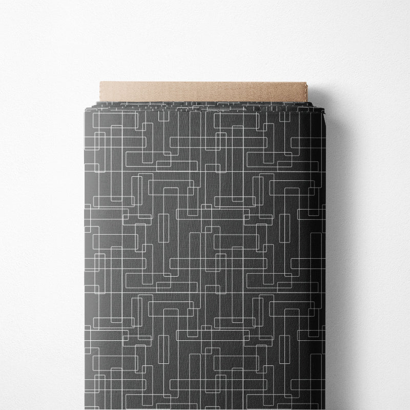 RESTSTÜCK 150cm BIO French Terry Pipes anthrazit