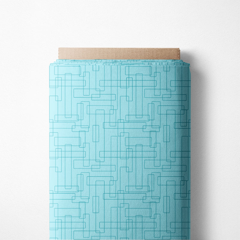 0.5m BIO French Terry Pipes aqua
