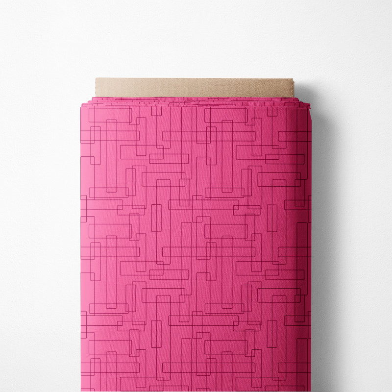 0.5m BIO French Terry Pipes pink