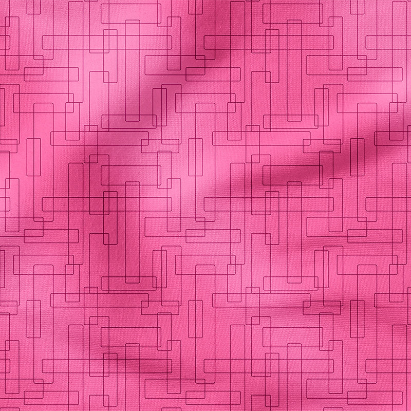 0.5m BIO French Terry Pipes pink