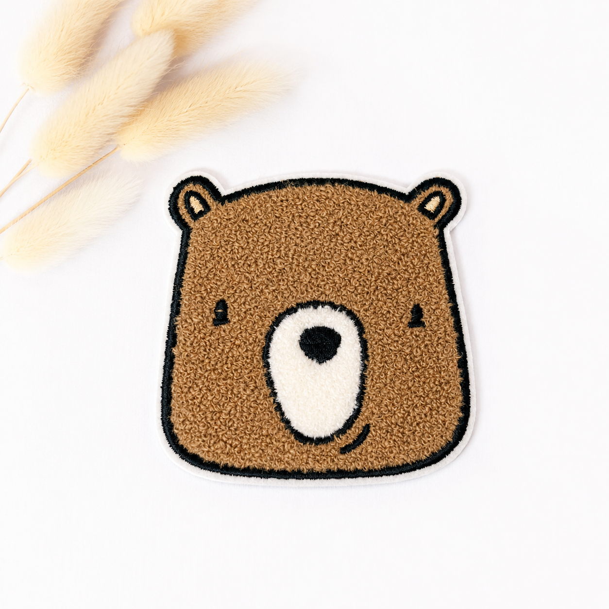 Chenille Patch: Tier-Team Bär | 9x9cm