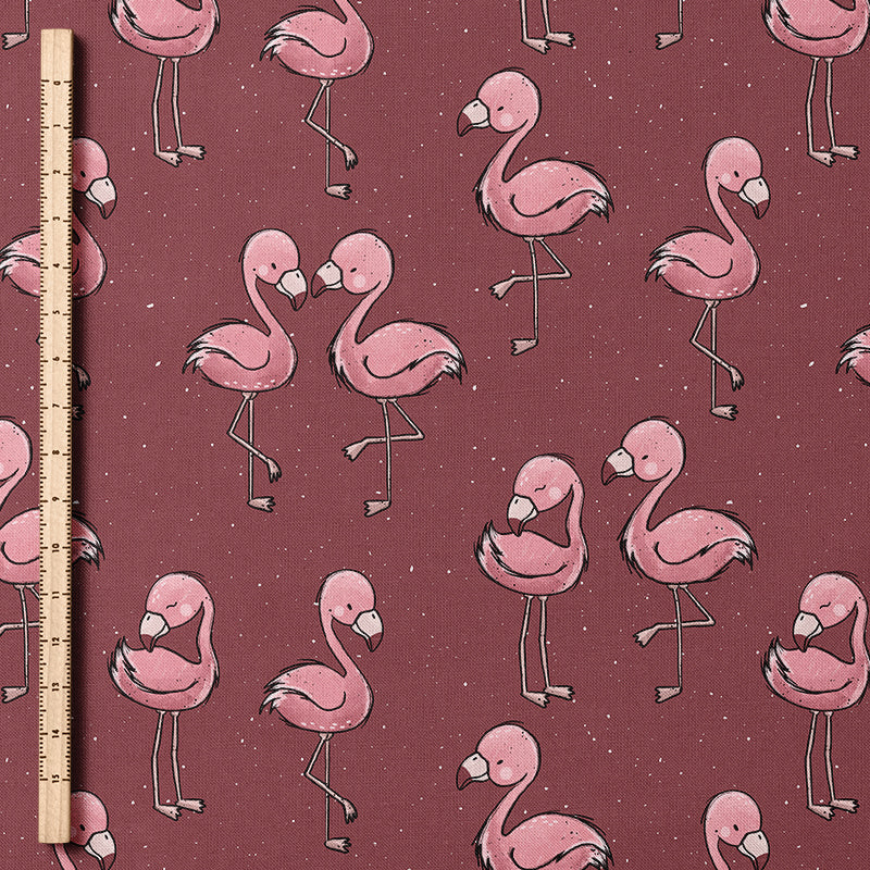 0.5m Bademodestoff Flaminga *VORBESTELLUNG - Lieferzeit 4-7 Wochen*