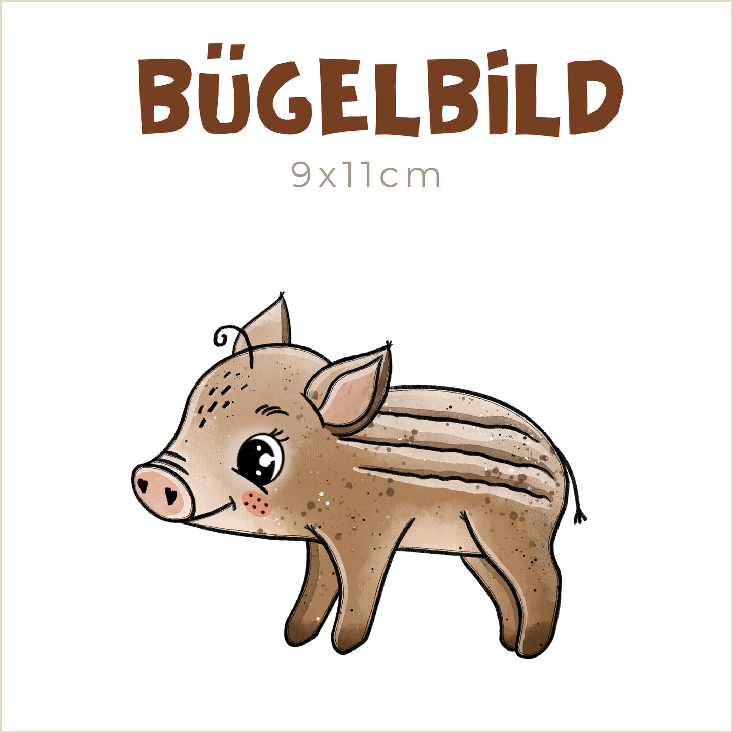 Bügelbild Frischlinge | 9x11cm