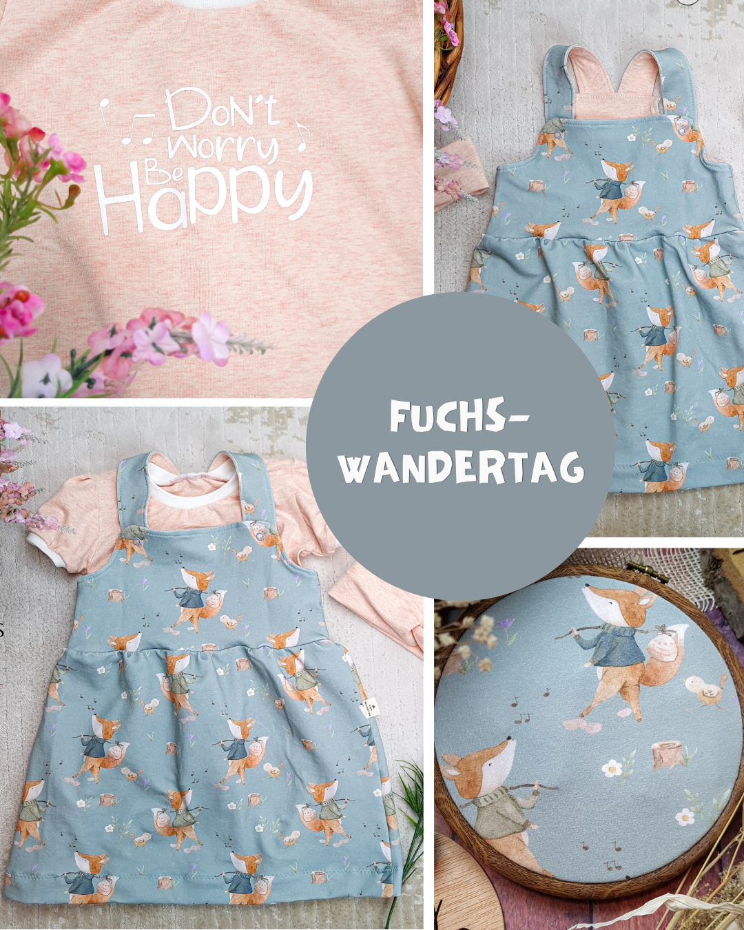 0.5m BIO French Terry Fuchs-Wandertag *VORBESTELLUNG*