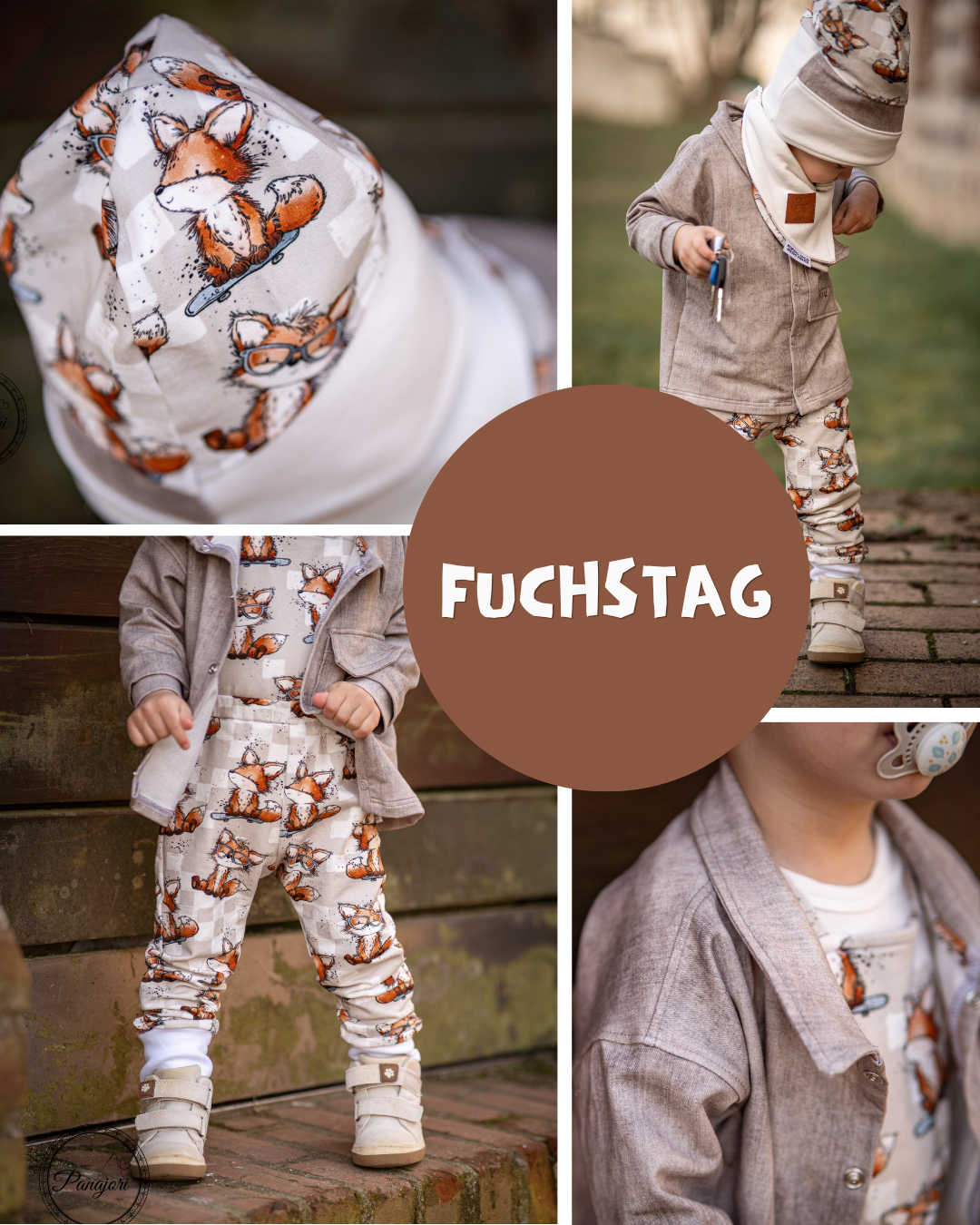 0.5m BIO French Terry Fuchstag