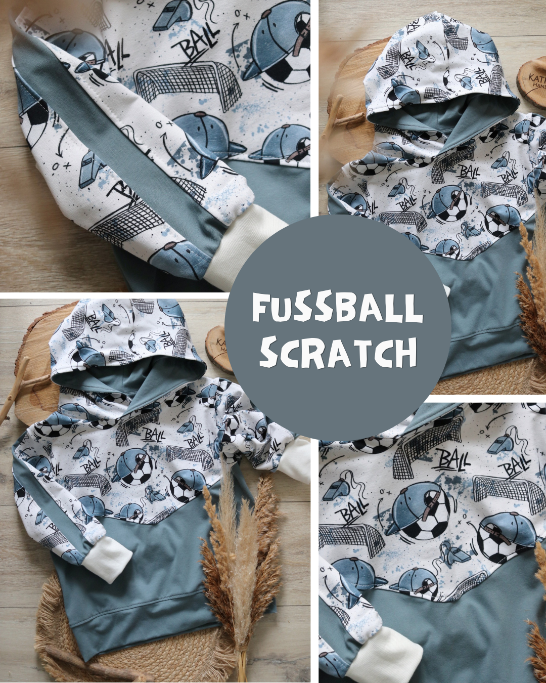 0.5m BIO French Terry Fussball Scratch *STOFFÜBERSICHT*